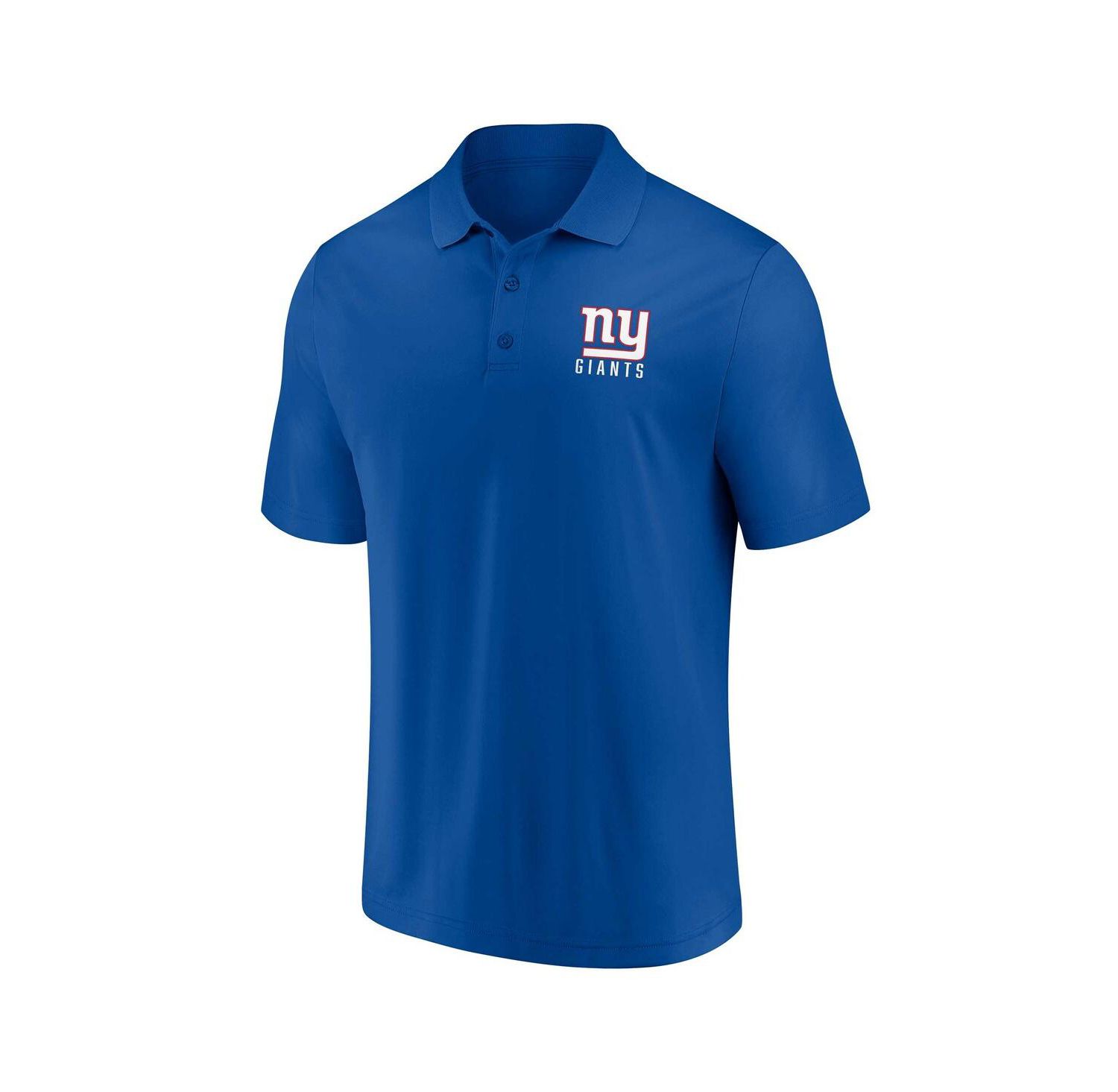 Men's White, Royal New York Giants Lockup Two-Pack Polo Shirt Set