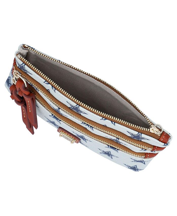 Dooney & Bourke Women's Dallas Cowboys Signature TripleZip Wristlet