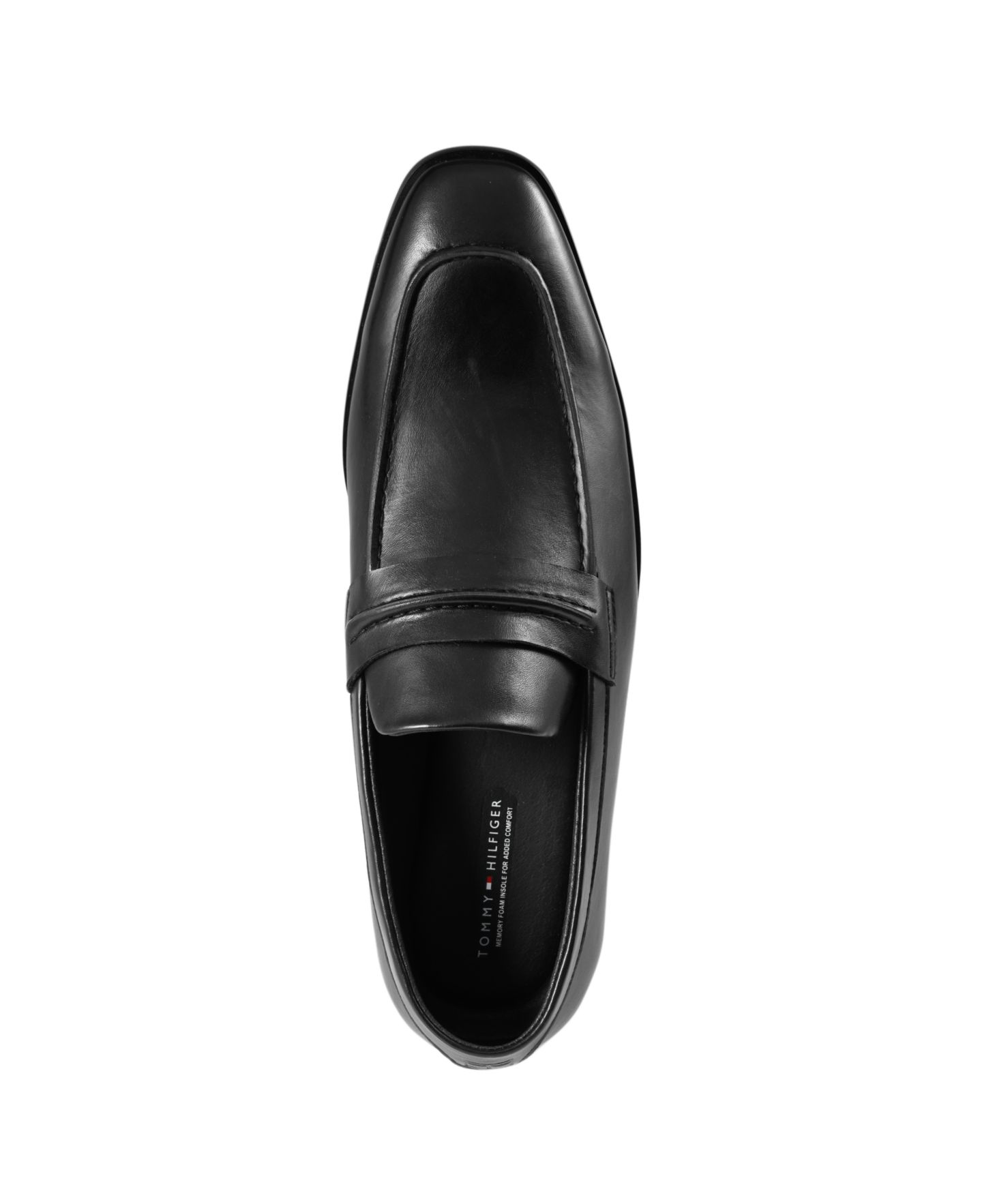 Мужские туфли Tommy Hilfiger Steran Slip On Dress Loafers, цвет: Чёрный — фото 4
