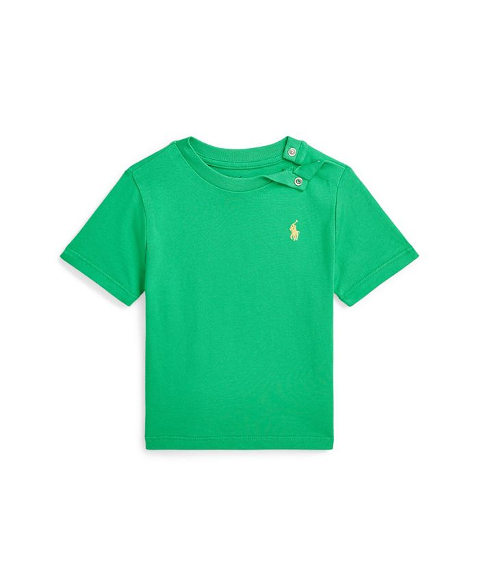 Polo Ralph Lauren Baby Boys Cotton Jersey Crewneck T Shirt Macy's