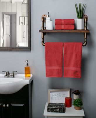 100% Egyptian Cotton 4-Piece Hand Towel Set