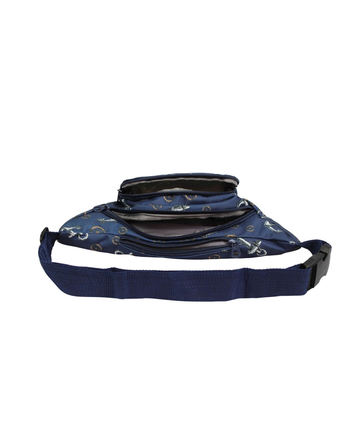 World Traveler Anchor 14-Inch Fanny Pack Adjustable Crossbody Waist Pack