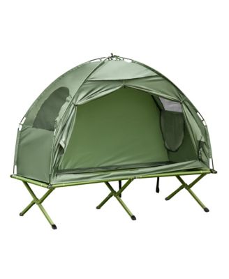 Outsunny Camping Tent Cot Combo, Single Person Off-Ground Tent - Macy's