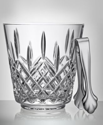 Lismore Ice Bucket With Tongs