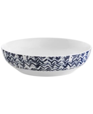 Vera Wang Wedgwood - Simplicity Indigo Chevron Pasta Bowl