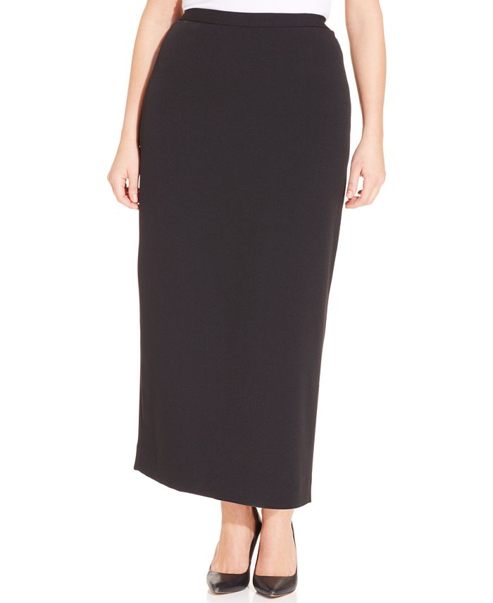 Kasper Plus Size Column Skirt - Macy's