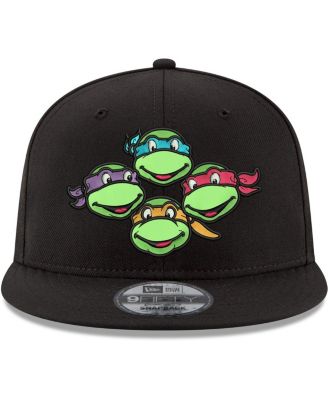 Men's Black Teenage Mutant Ninja Turtles 9FIFTY Adjustable Snapback Hat