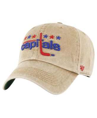 Men's Khaki Washington Capitals Earldor Clean Up Adjustable Hat