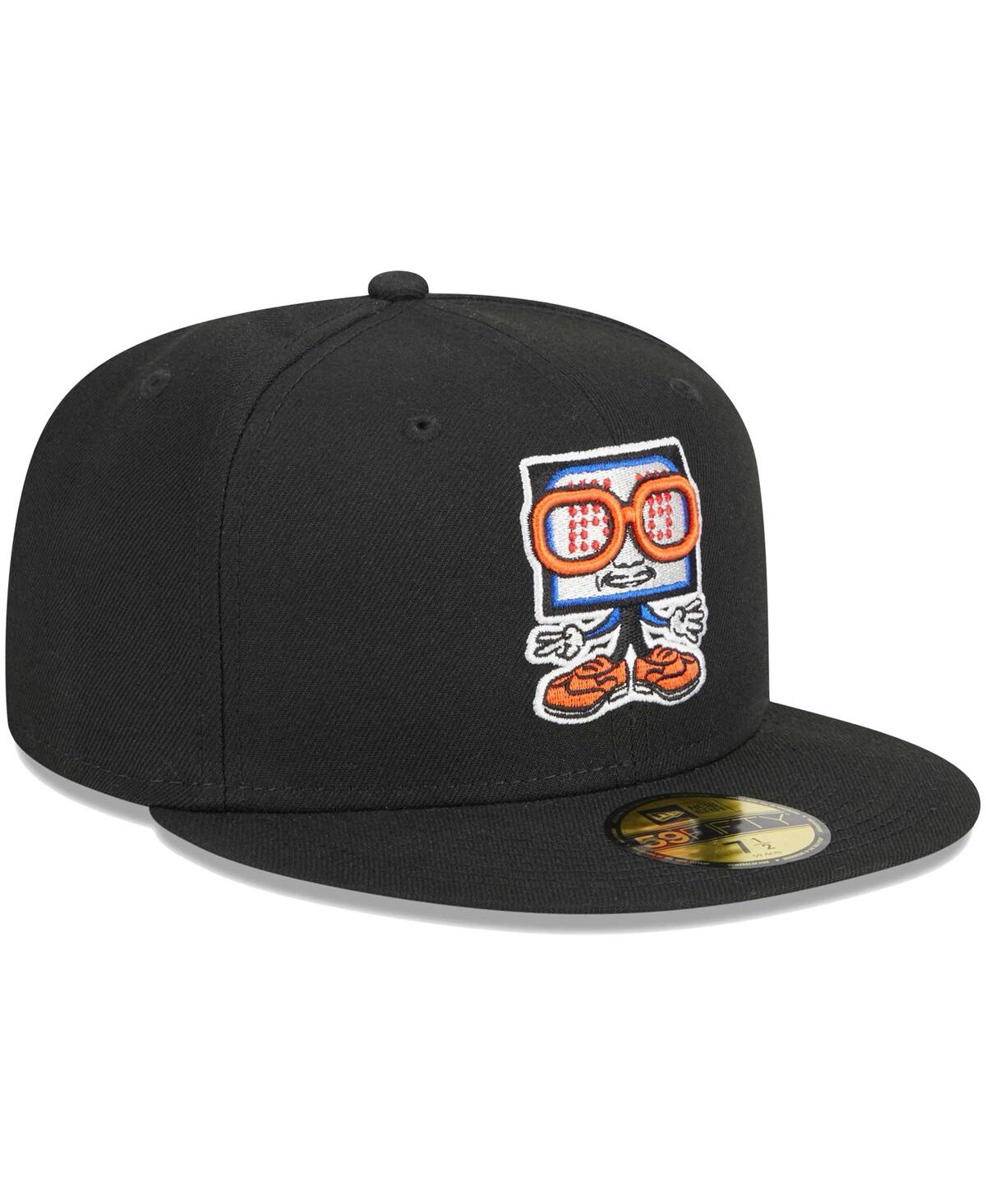 Men's New EraSyracuse Mets Theme Nights Clocks 59FIFTY Fitted Hat - Black
