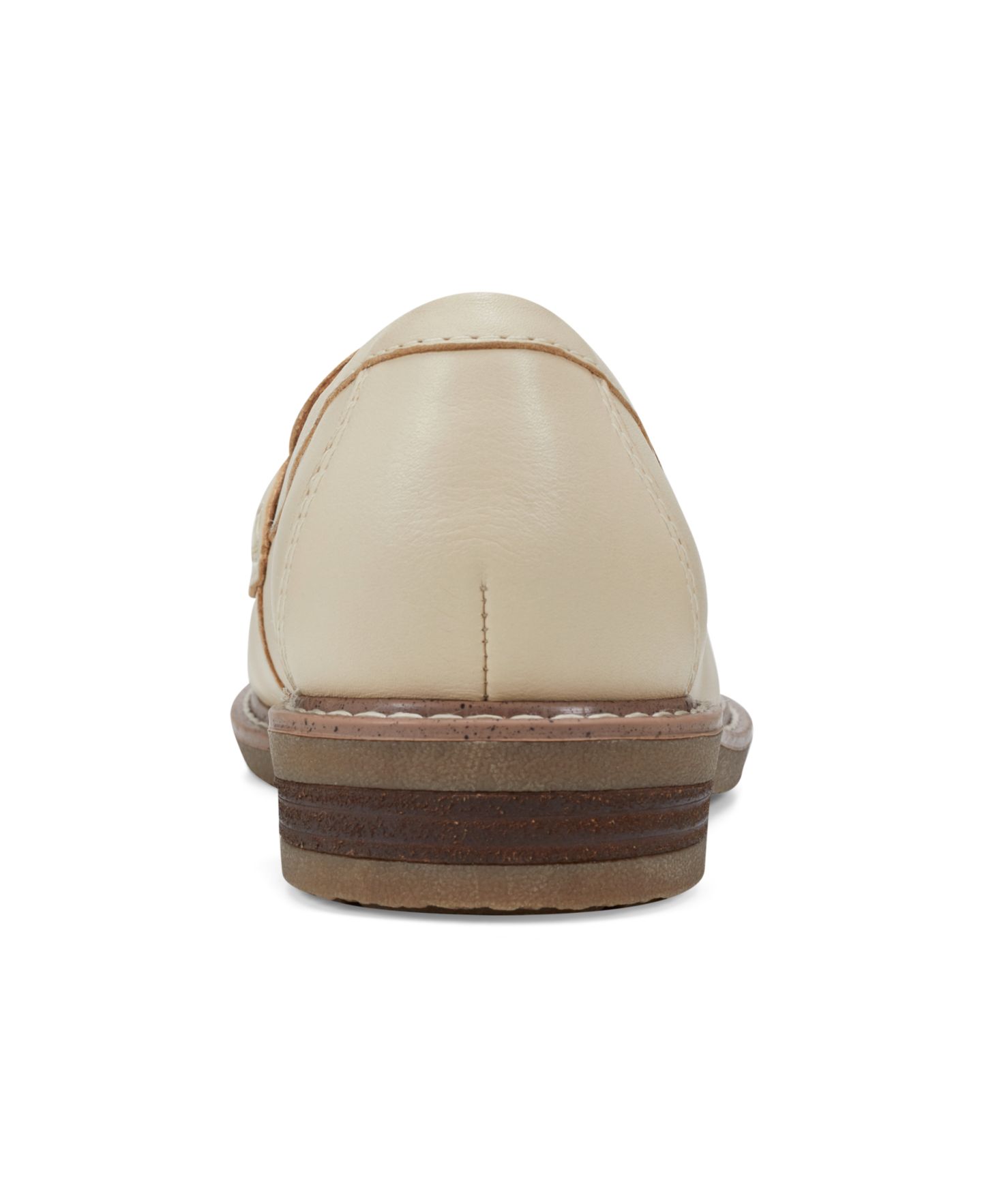 Женские туфли Earth Javas Slip-On Penny, цвет: Кремовый кожаный — фото 3