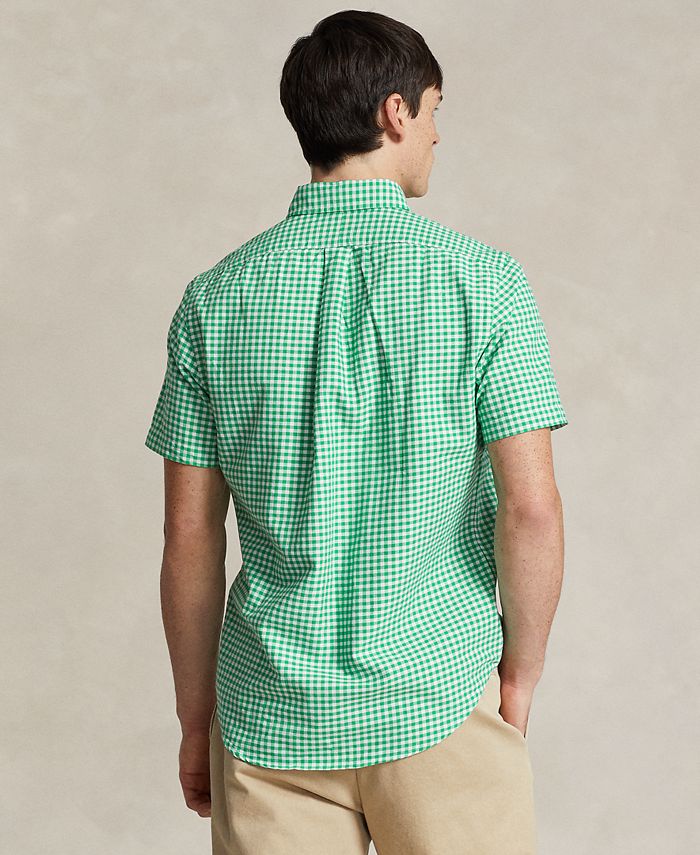 Polo Ralph Lauren Men's ClassicFit Gingham Oxford Shirt Macy's