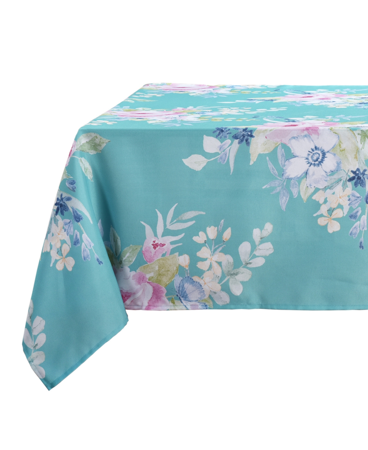 J Queen New York Esme Tablecloth 52 X 70 In Turquoise