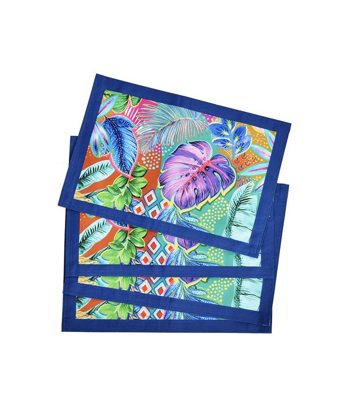 J Queen New York Hanalei Placemat 4 Pack Macy's