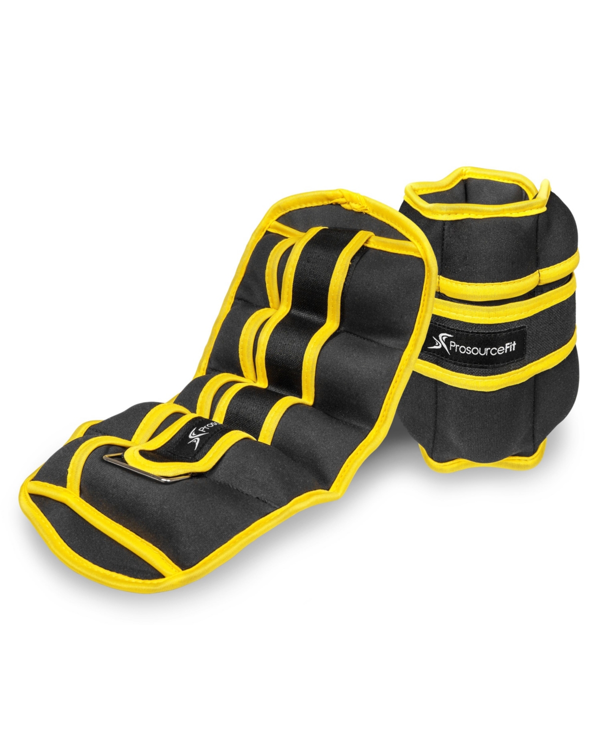 Adjustable Ankle Weights, Set of 2, 7.5lbs - Yellow
