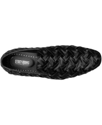 Men's Savoir X-Cross Satin Slip-On Loafers