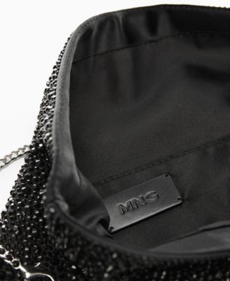 Women's Crystals Detail Chain Bag