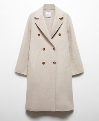 MANGO Women's Handmade Oversized Wool Coat - Macy's