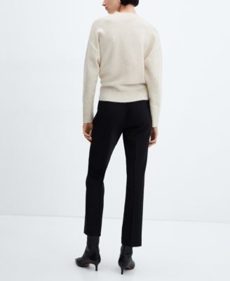 Women's Belt Straight-Fit Pants