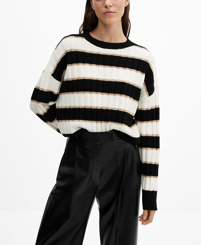 Mandy Pocketed Round Neck Cap Sleeve Sweater
