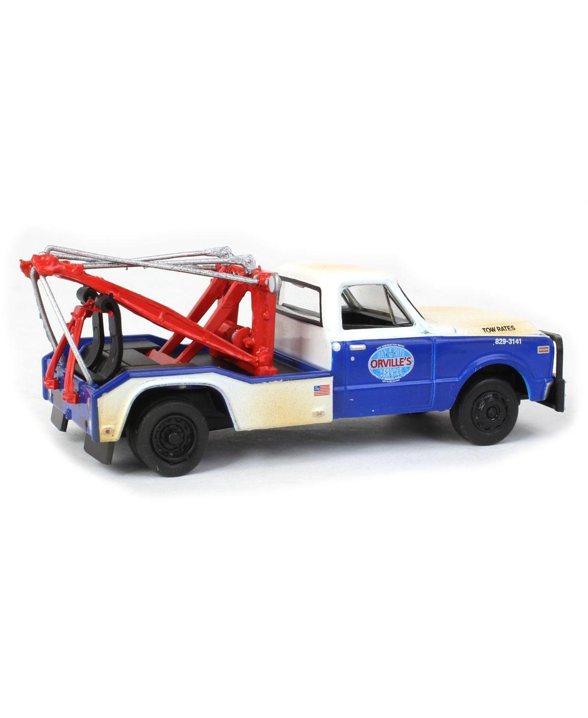 Green light Collectibles 1/64 1969 Chevrolet C-30 Dually Wrecker, Orvilles Day and Nite Service 46090-b