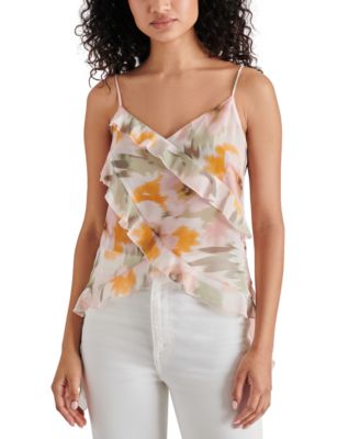 Steve Madden - Women's Sal Ruffle-Trim Tank