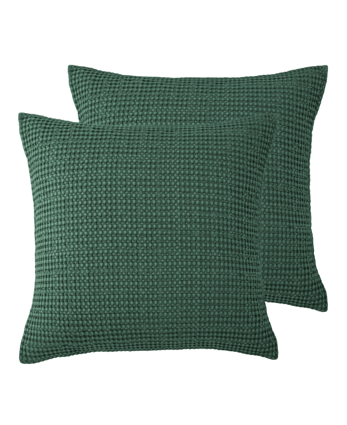 Levtex Mills Waffle 2-pc. Sham Set, European In Forest Green