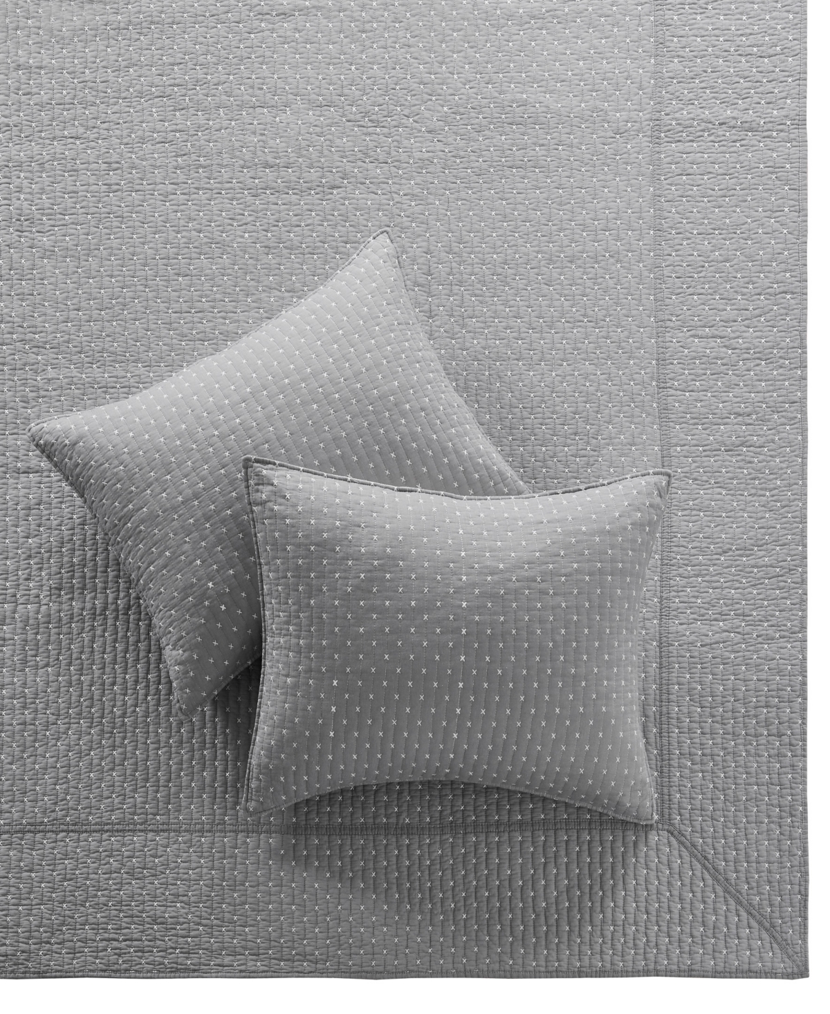 Levtex Cross Stitch Stitching 2-pc. Bedspread Set, Twin/twin Xl In Ochre