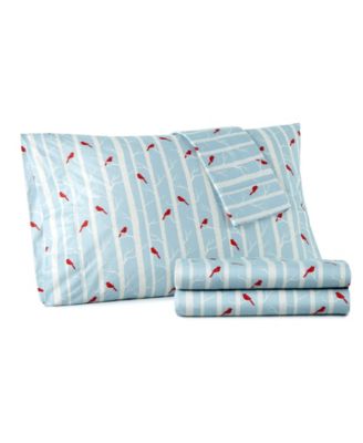 Micro Flannel&reg; Printed 4-Pc. Sheet Set, Full