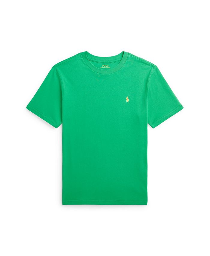 Polo Ralph Lauren Big Boys Cotton Jersey Crewneck T-shirt - Macy's