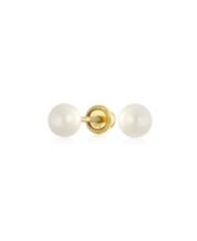 DRS 8-Pc. Set Earring Backs in White Plastic & 14k Gold - Macy's