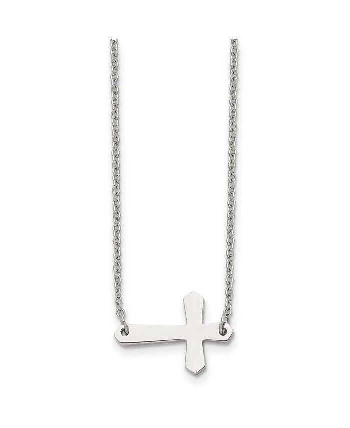 Sideways cross clearance necklace macys