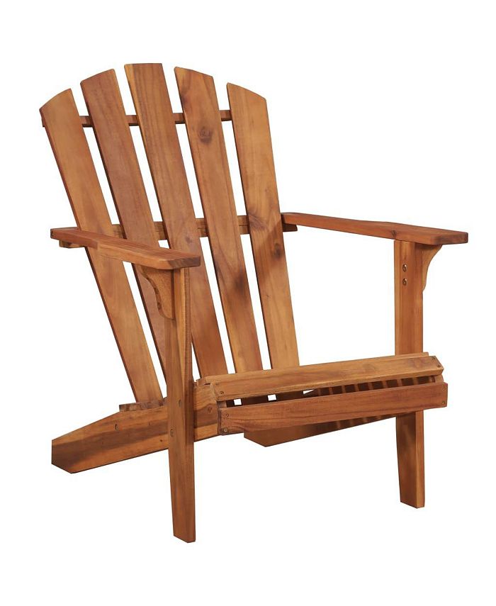 vidaXL Patio Adirondack Chair Solid Acacia Wood Macy's