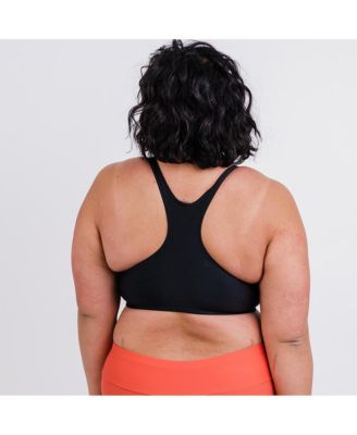 Plus Size Racerback Swim Bra with Removable Cups