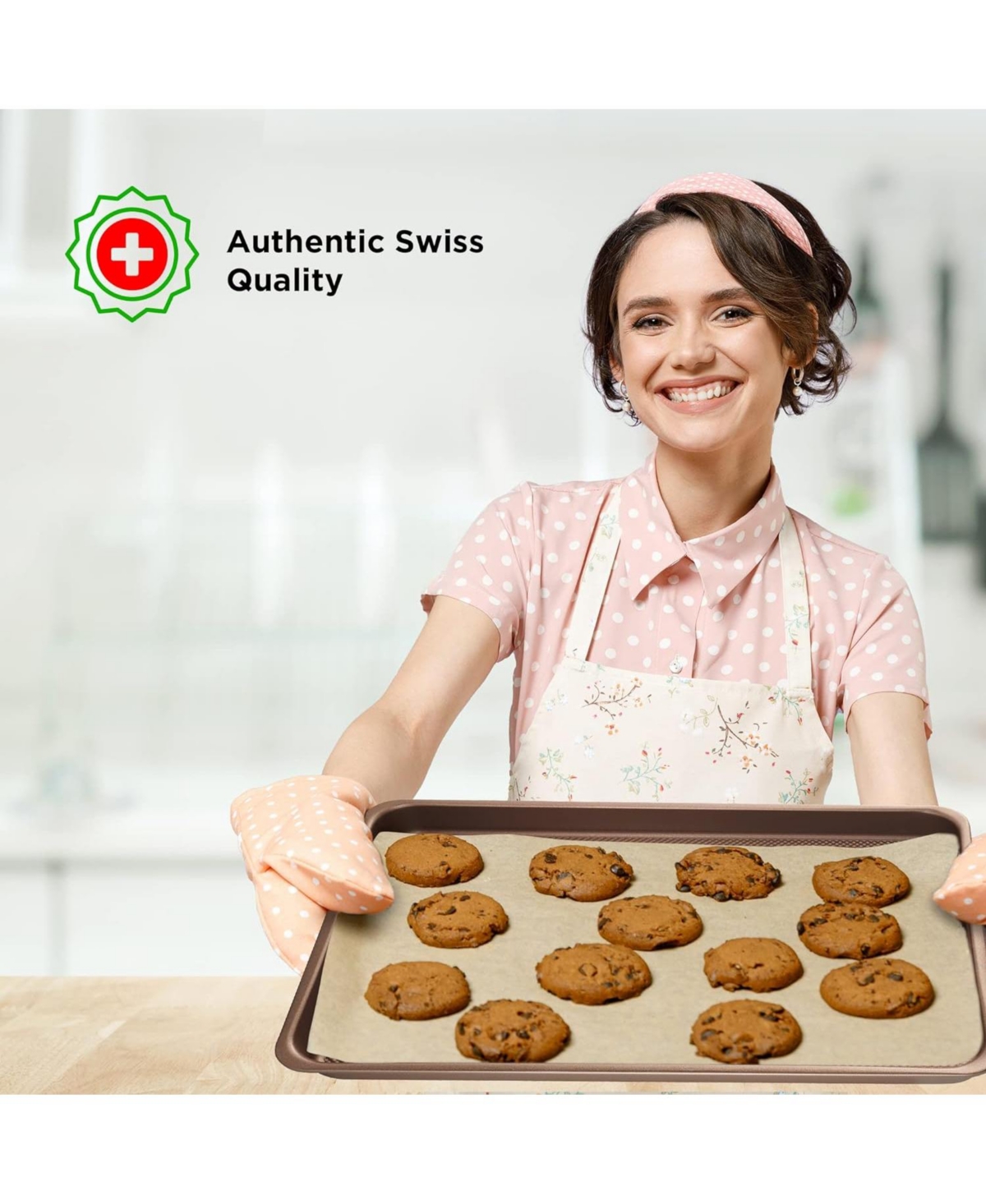 Bakeware Set - Piece - Non-Stick Professional Home Bakeware - Multi Sized Baking Pan Set - Muffin Pan, Loaf Pan and More