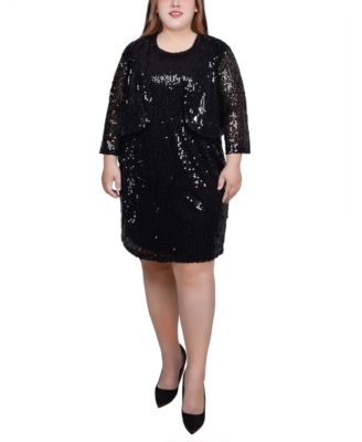 Plus Size Bolero Jacket Dress