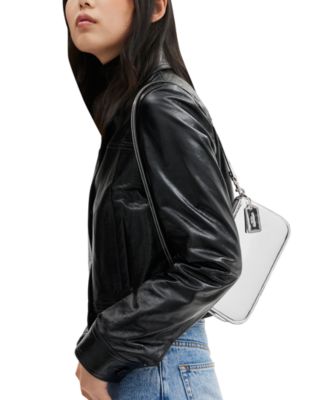 COACH Mirror Metallic Leather Penn