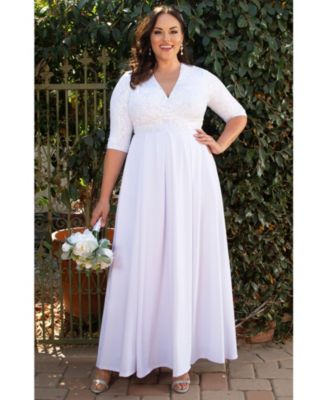 Women's Plus Size Starlight Sequined Wedding Gown