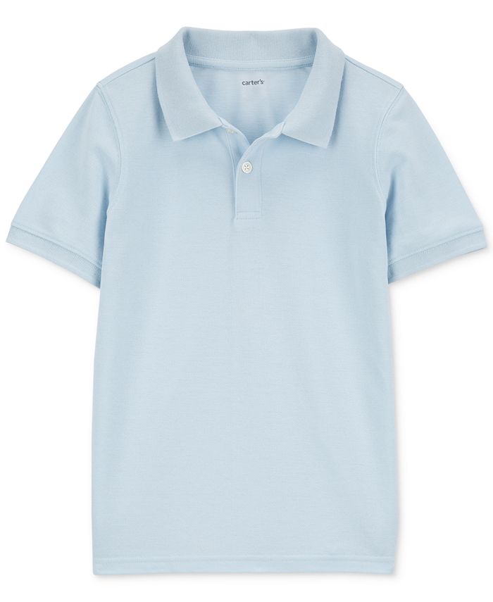 Carter's Little Boys Ribbed Collar Polo Shirt - Macy's