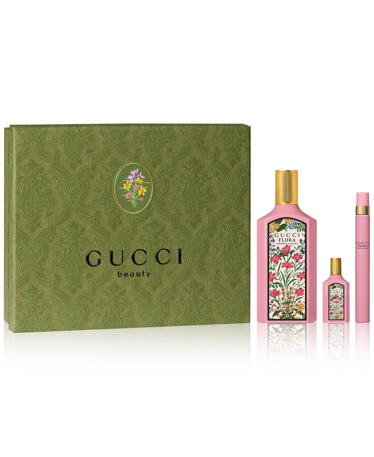 Gucci 3-pc. Flora Gorgeous Gardenia Eau De Parfum Gift Set In Pink