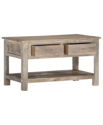 Coffee Table 32.3"x20.5"x18.5" Solid Mango Wood