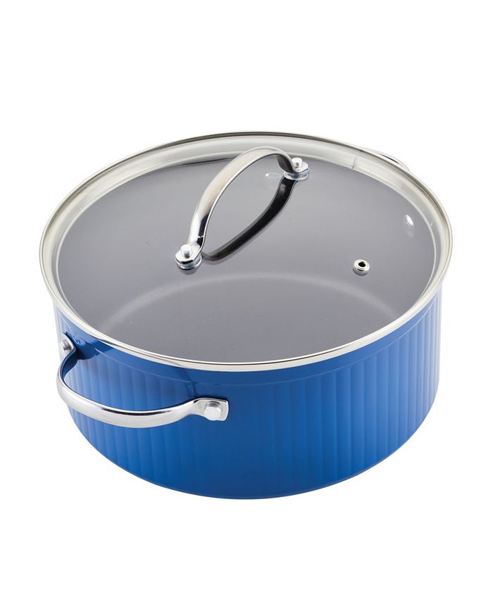 Farberware Style Aluminum Nonstick 10 Piece Cookware Pots and Pans Set