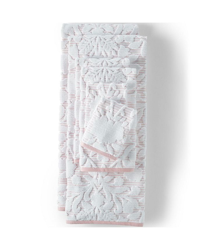 Lands' End Cotton Sculpted 6Piece Bath Towel Set Macy's