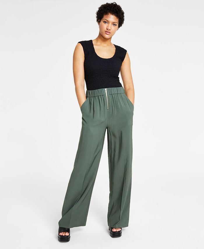 Macy's palazzo cheap pants and tops