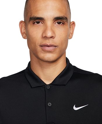 Nike Fairway Fresh Men's Dri-FIT Loose Short-Sleeve Golf Polo - University Red/Midnight Navy