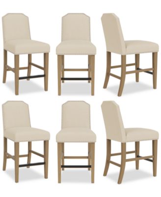 Hinsen 6pc Counter Height Chair Set