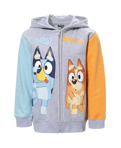 Детское худи Bluey & Bingo Fleece Zip-Up Raglan Toddler Child Boys