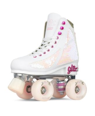 Glitz Adjustable Roller Skates For Women And Girls - Size Adjustable To Fit 4 Sizes
