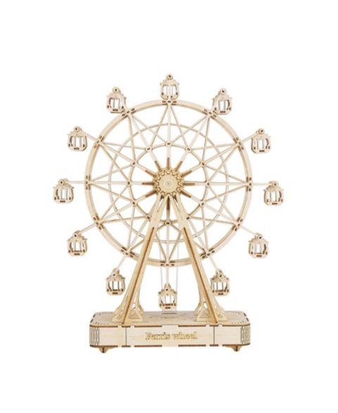Детские конструкторы Flash Popup Ferris Wheel 232-Piece 3D Music Box Puzzle, Ages 14+