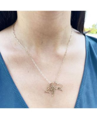 Mini Gold Bunny Charm 14K Gold