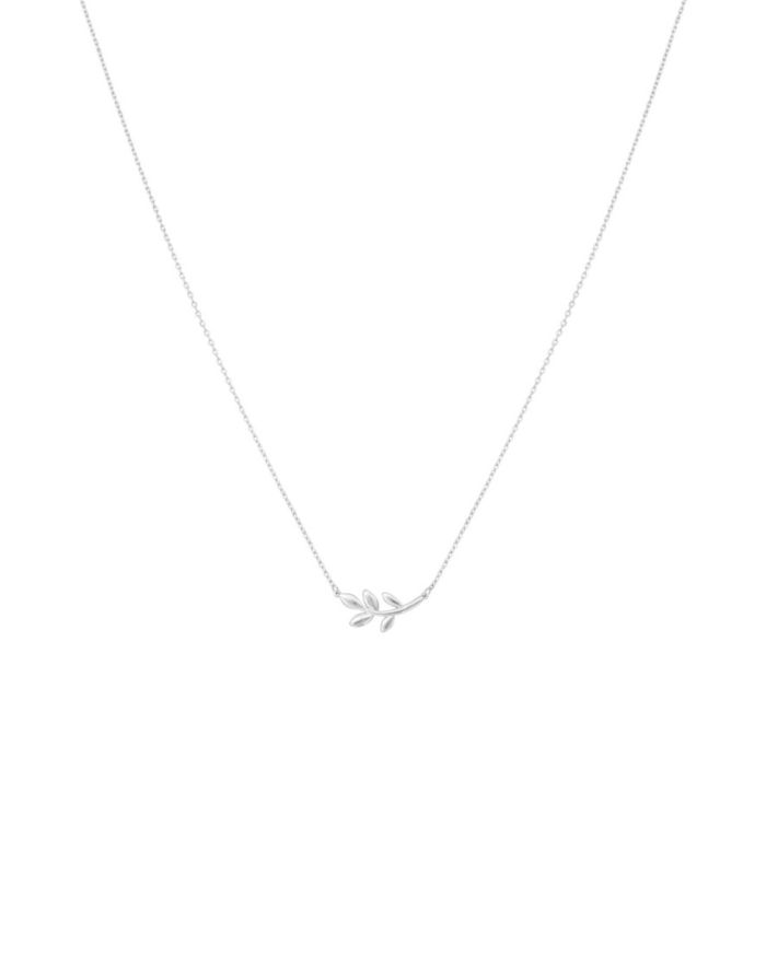 Bearfruit Jewelry Sterling Silver 18k Gold Plated Olivia Necklace Minimal